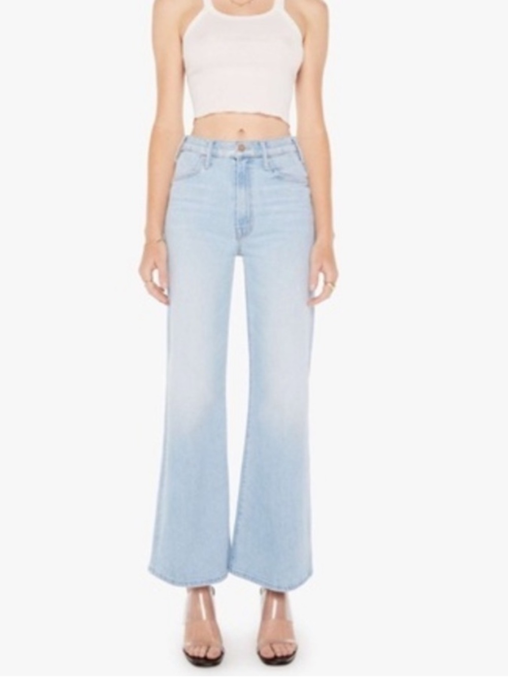 MOTHER Jeans The Hustler Roller Flood in Cherie Cherie Size 26